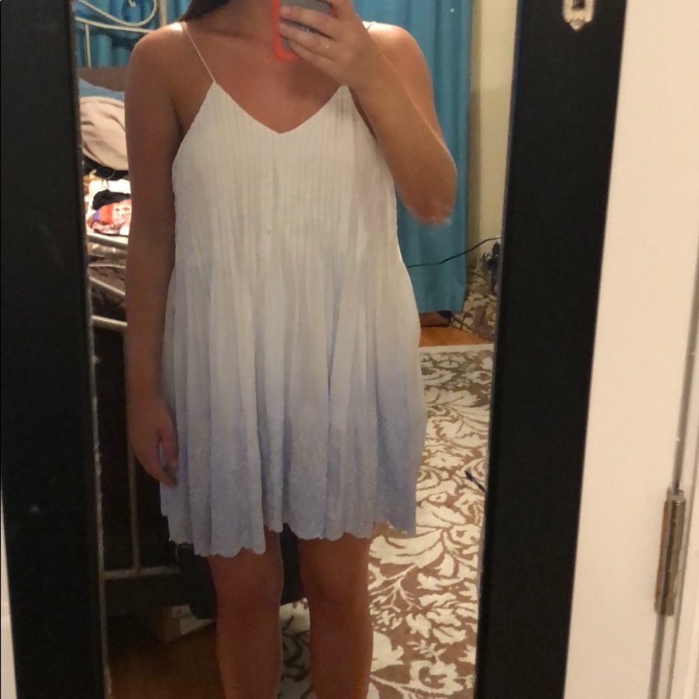 White & blue sundress